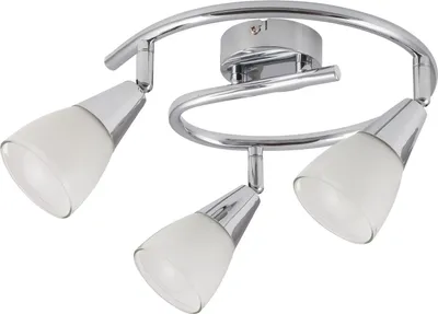 Immagine prodotto di Rabalux 6769 Faretto da soffitto a 3 punti luce Nicolette, E14, bianco-argento, rotondo, moderno, ø255 mm