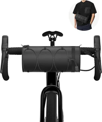 Immagine prodotto di Borsa da bicicletta impermeabile, capacità 2,5 litri, con tracolla, adatta per mountain bike e bici da corsa