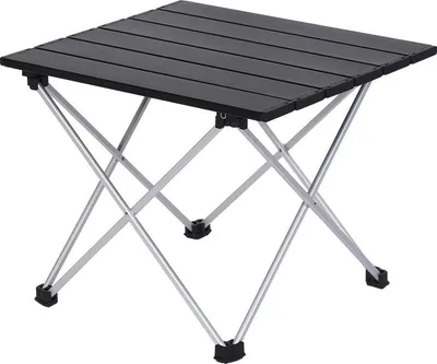 Produktbild von Tragbarer Campingtisch, Beistelltisch, Leichter Klapptisch im Freien, Kleiner Kompakter Picknick Aluminiumtisch mit Tragetasche fš¹r Camping, Picknick, Grillen, Wandern, Angeln