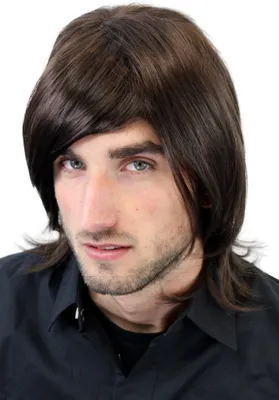 Produktbild von WIG ME UP Perücke Herren mittellang braun GFW893-6