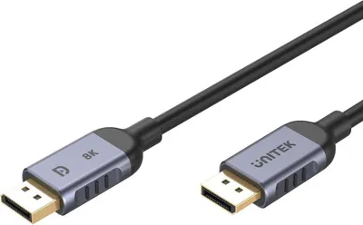 Produktbild von DisplayPort 1.4-Kabel Unitek C1628GY01-1,5 m, 8K@60Hz, 4K@240Hz, 1,5 m