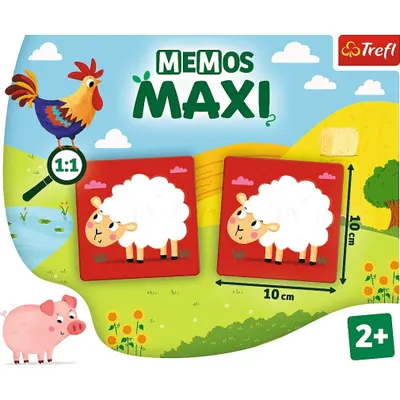 Produktbild von Trefl - S.CENA GAME - Memos Maxi Pets o rodině