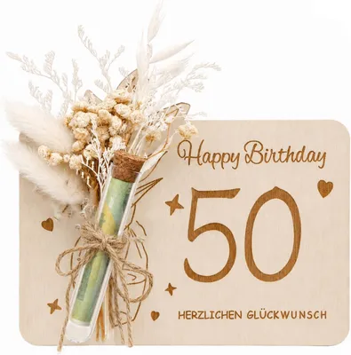 Imagen del producto de Regalos en efectivo para cumpleaños: Set de 50 unidades