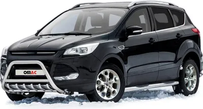 Image de Pare-Buffle Avant Pour Ford Kuga 2012-2017 en Acier Argent