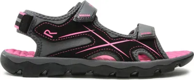 Produktbild von Regatta Kota Drift Mädchen Sandalen schwarz und rosa Jugend 29