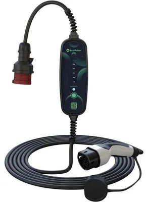 Obrázek produktu pro EcoVolter II chytrý přenosný Wallbox 11kW, 3x16A, kabel 6,5 m APP (BT), typ2