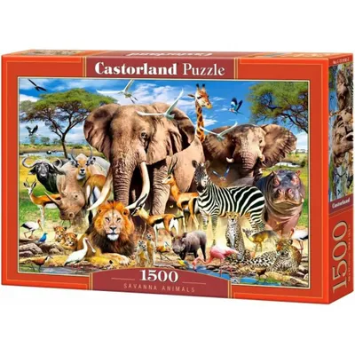 Obrázek produktu pro CASTORLAND puzzle 1500 dílků - Savana Zvířata