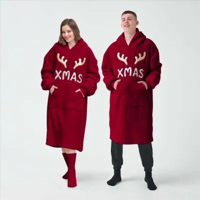 Produktbild von Textino Hoodie X-Mas 70x110 cm Rot