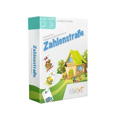 Produktbild von Zahlenstraße - Lernspiel Addition und Subtraktion bis 50 (Kinderspiel)