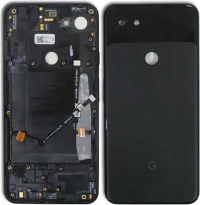 Produktbild von Original Google Pixel 3A XL G020B Akkudeckel Backcover Schwarz Akzeptabel