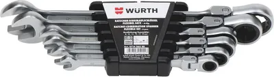 Immagine prodotto di Zebra Würth 071426350 Set di chiavi combinate a cricchetto flessibili 6 pezzi [PC]