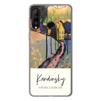 Produktbild von MuchoWow® Handyhülle Schutzhülle Hülle für Huawei P30 Lite Winterlandschaft - Wassily Kandinsky Silikon Softcase Handy Hülle - Handyhülle