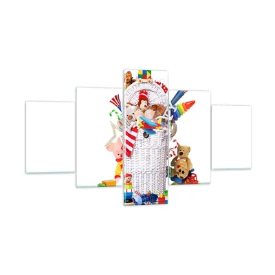 Produktbild von Bilder auf glas - Spielzeug Kinder Spaß Freunde - 125x70cm - Glasbilder - Wandbilder - Kunstdruck - zum Aufhängen bereit - Wanddekoration aus Glas - Glas Bilder - Wandbild auf Glas - GEA125x70-3197