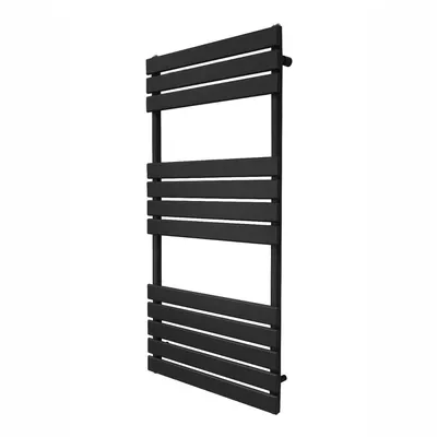 Obrázek produktu pro Plochý radiátor na ručníky - 1200 mm x 600 mm - černý
