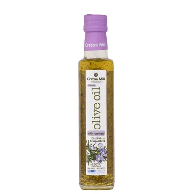 Zdjęcie produktu dla CRETAN MILL 15762 Oliwa z oliwek o aromacie ziół ROZMARYN 250 ml butelka