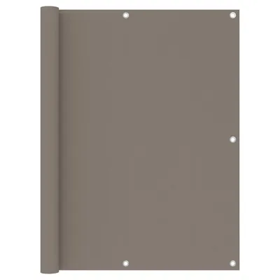 Produktbild von The Living Store Balkon-Sichtschutz Taupe 120x500 cm Oxford-Gewebe
