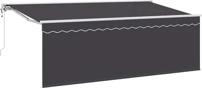 Immagine prodotto di vidaXL Tenda da sole retrattile antracite 350 x 200 cm