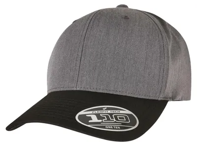 Produktbild von Flexfit - "110" Baseball-Mütze TN1612 (Einheitsgröße) (Dunkelgrau/Schwarz)