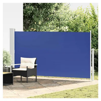 Produktbild von Seitenmarkise 160x300 cm Blau, Markise für Balkon und Terrasse