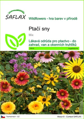 Obrázek produktu pro SAFLAX - ptačí sny - Mix - 1000 Semena
