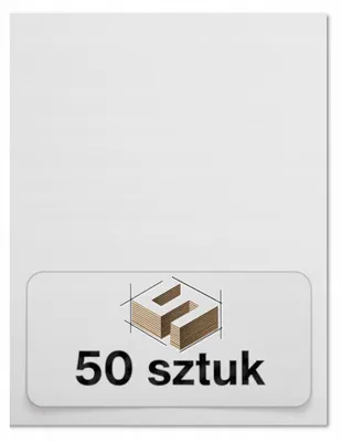 Productafbeelding van 20x HDF-plaat eenzijdig wit 400 x 600 x 3 mm - laser, CNC, graveren, modelbouw en hobbyprojecten