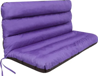 Zdjęcie produktu dla PillowPrim poduszka na huśtawkę hollywood - poduszka na ławkę ogrodową - poduszka na ławkę - poduszka na siedzisko i oparcie - szerokość siedziska 180 cm - fioletowa