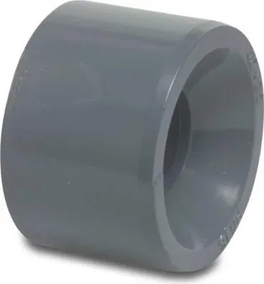 Produktbild von PVC-U Reduktion, kurz, Klebestutzen x Klebemuffe, 16 bar, 50 mm x 40 mm