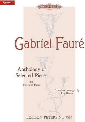 Produktbild von Anthologie ausgewählter Stücke für Flöte und Klavier