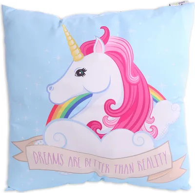 Produktbild von Einhorn Kissen Dreams are better than Reality