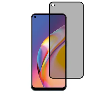 Zdjęcie produktu dla Pełna osłona Smartphonica Privacy dla OPPO A94 wykonana z hartowanego szkła z zaokrąglonymi rogami