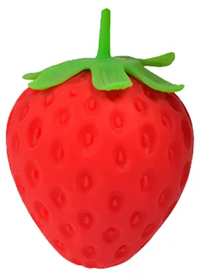 Produktbild von 1/2/3/4 Stück rote Erdbeer-Stressbälle, realistische Mini-Erdbeer-Quetsch-Fidget-Toys, dehnbares TPR-Kunstmaterial, sensorisches Spielzeug, Partygeschenke