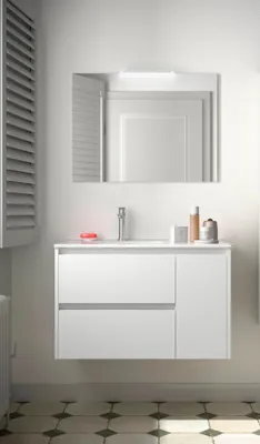 Obrázek produktu pro Salgar Noja kompletní sada 850 2 zásuvky - dveře pravé Bílý satén