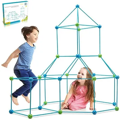 Produktbild von Festungsbau-Set für Kinder - 140 Teile Kreatives Spielzeug