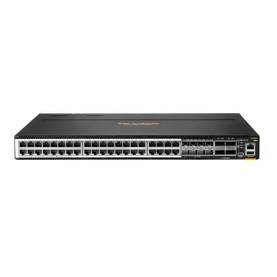 Produktbild von HPE Aruba Networking CX 8100 40x10G Base-T 8x10G SFP+ 4x40/100G QSFP28 FB 3F 2AC PSU Sw Bdl, Managed, L3, 10G Ethernet (100/1000/10000), Rack-Einbau, 1U
