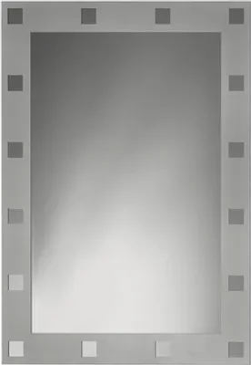 Produktbild von Motivspiegel Contrast silber Eckig 50 x 70 cm