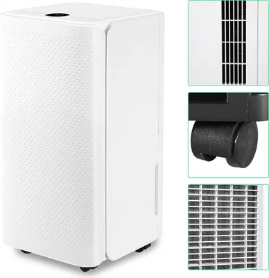 Obrázok produktu pre Jayseuw odvlhčovač vzduchu 16L/deň sušička vzduchu, 20m²-25m², odvlhčovač miestnosti 38dB, 24H časovač odvlhčovač, odvlhčovač