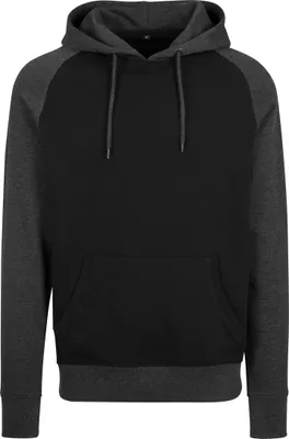 Produktbild von Build Your Brand Herren-Kapuzenpullover mit Kapuze Nir schwarzgrau XL