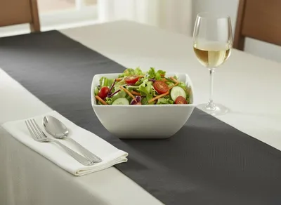 Image de Set de saladiers BonBistro - en porcelaine - Squito - 23 x 23 cm - 2 pièces