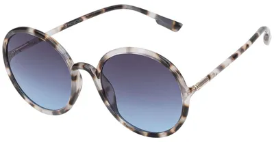 Produktbild von Damen Sonnenbrille Designer UVCE Protection Modern Urlaub Sommer Strand 30493 Grau-Leopard