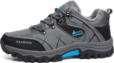 Produktbild von Herren Wanderschuhe Atmungsaktive Outdoor-Wanderschuhe Leichte Wanderschuhe Anti-Rutsch-Sneaker Mit Thermofutter