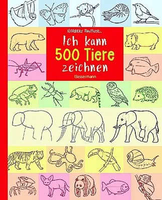 Produktbild von Ich kann 500 Tiere zeichnen. Die Zeichenschule für Kinder ab 8 Jahren