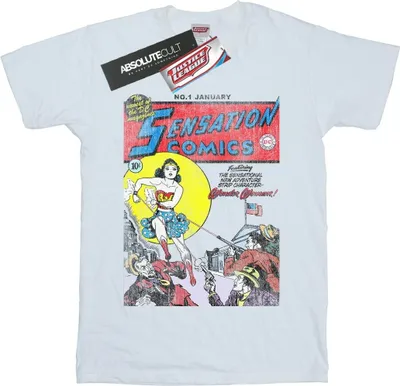 Produktbild von DC Comics - "Sensation Issue 1" T-Shirt für Herren BI52316 (3XL) (Weiß)