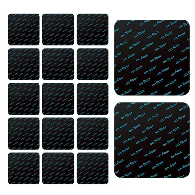 Produktbild von Teppich-Antirutschpads, verhindern das Hochrollen der Teppiche, fixieren Teppiche sicher auf Fliesen und Hartholz, 16 Stück, ideal für Zuhause