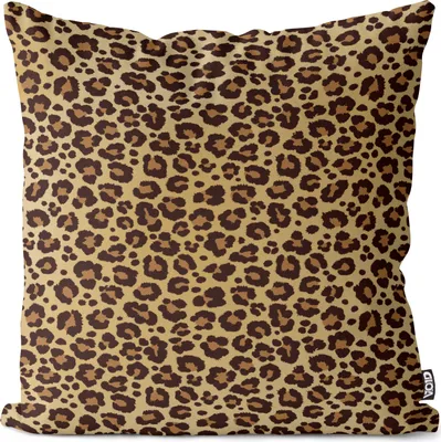 Produktbild von VOID Leopard Leo-Print Muster Kissenbezug Kissenhülle Sofakissen Kissen Deko Outdoor-Kissen Dekokissen