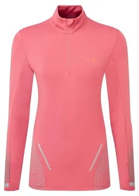 Immagine prodotto di RONHILL, maglia tecnica riflettente da donna, mezza zip, taglia L