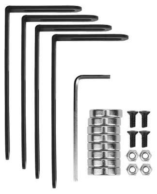 Zdjęcie produktu dla Metalowy uchwyt L do karoserii samochodu RC z magnesem, pasujący do Traxxas 1/10