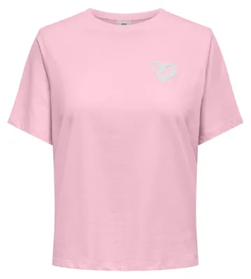 Produktbild von JDY Legeres T-Shirt mit Rundhals und Schriftzug Größe: XL