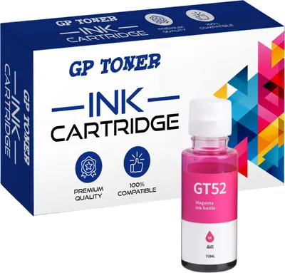Produktbild von TINTE GT51 GT52 Refill für HP Deskjet 5810 5820 Smart Tank 615 530 519 516 Magenta