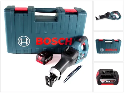 Zdjęcie produktu dla Akumulatorowa piła szablasta Bosch GSA 18V-32 18V bezszczotkowa w walizce + 1x akumulator 5,0Ah - bez ładowarki