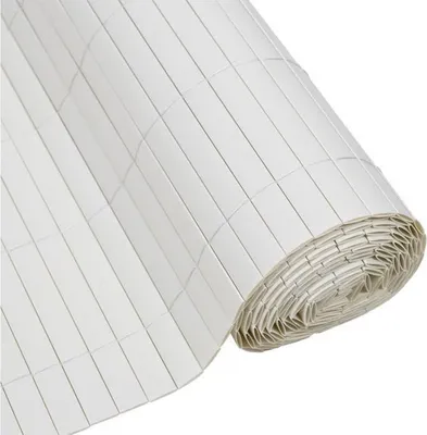 Produktbild von PVC Sichtschutzmatte, 1 x 3 m, 1600 g/m², Blickschutz 4/5, UV-beständig, Weiß